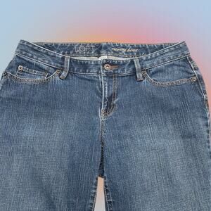 LOFT Women’s 8 CURVY BOOT Blue Jeans